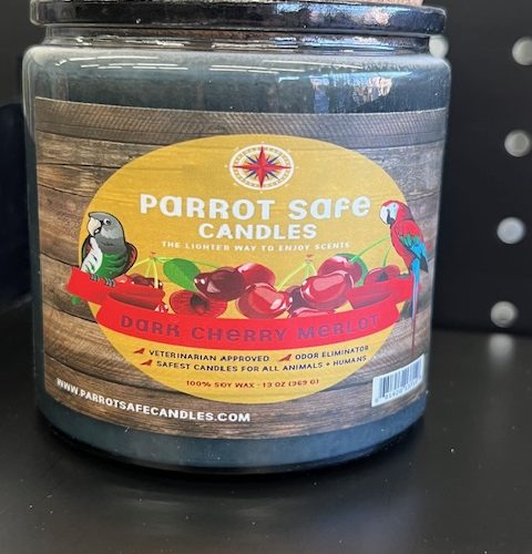 Parrot Safe Candles-Dark Cherry Merlot