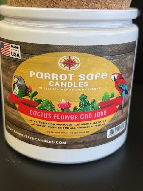 Parrot Safe Candles-Cactus Flower and Jade