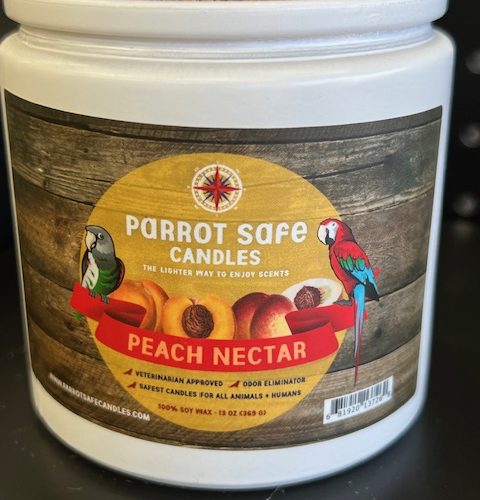 Parrot Safe Candles-Peach Nectar
