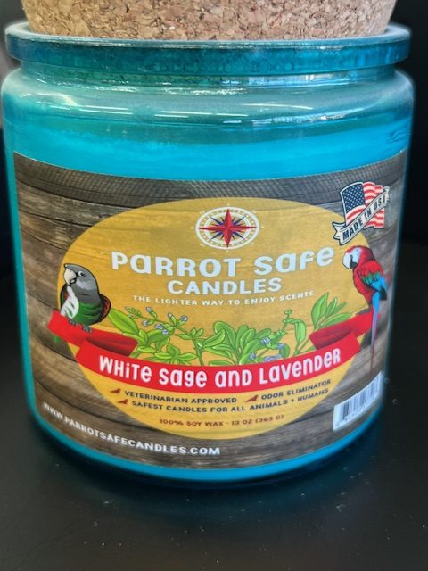 Parrot Safe Candles-White Sage and Lavender
