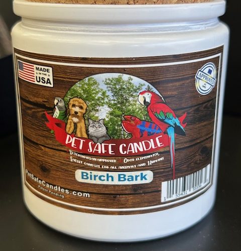 Parrot Safe Candles-Birch Bark