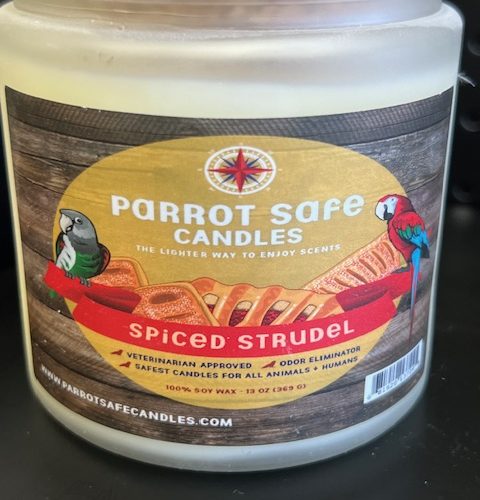 Parrot Safe Candles-Spiced Strudel