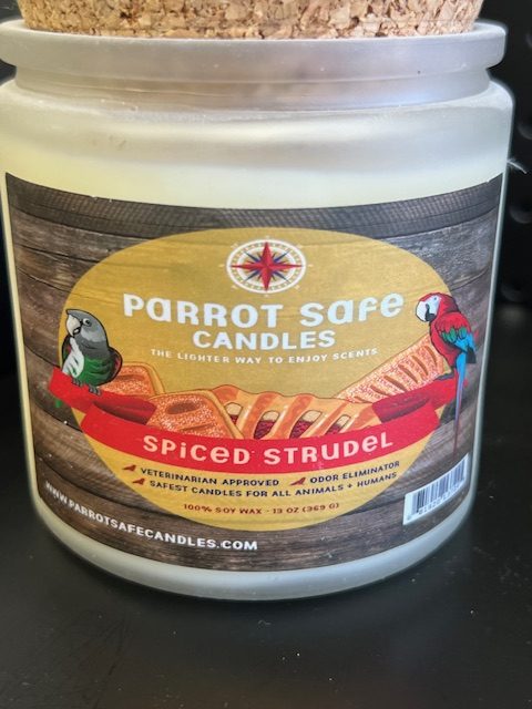 Parrot Safe Candles-Spiced Strudel