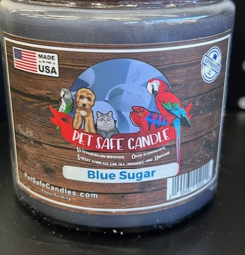 Parrot Safe Candles-Blue Sugar