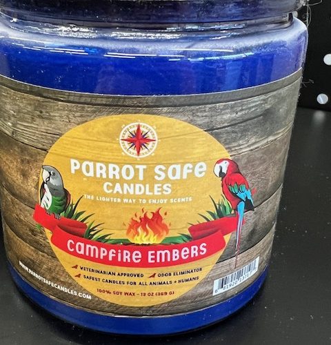 Parrot Safe Candles-Campfire Embers